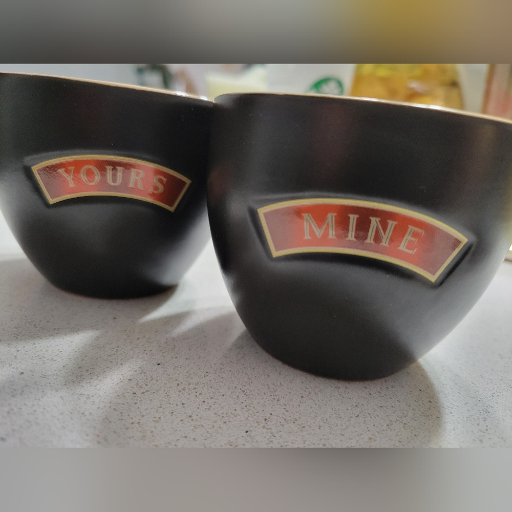 Bailey Irish Cream MINE and YOURS Mini Cups Bowls